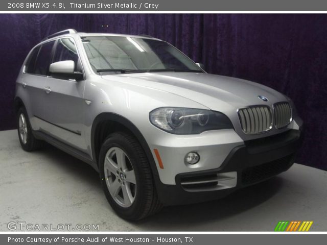 2008 BMW X5 4.8i in Titanium Silver Metallic