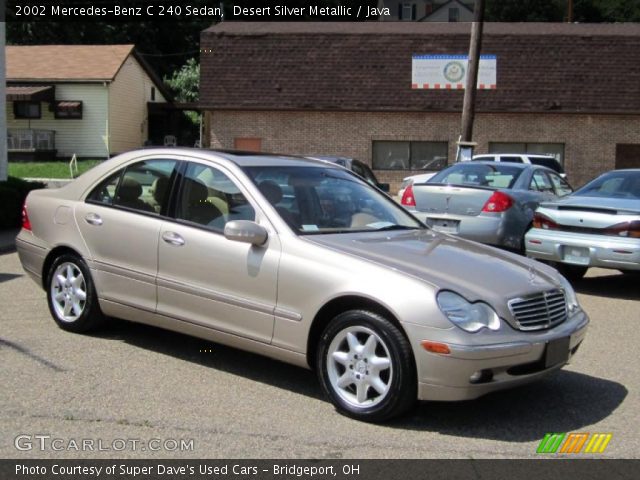2002 Mercedes-Benz C 240 Sedan in Desert Silver Metallic