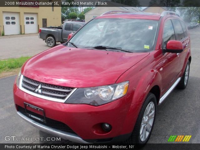 2008 Mitsubishi Outlander SE in Rally Red Metallic