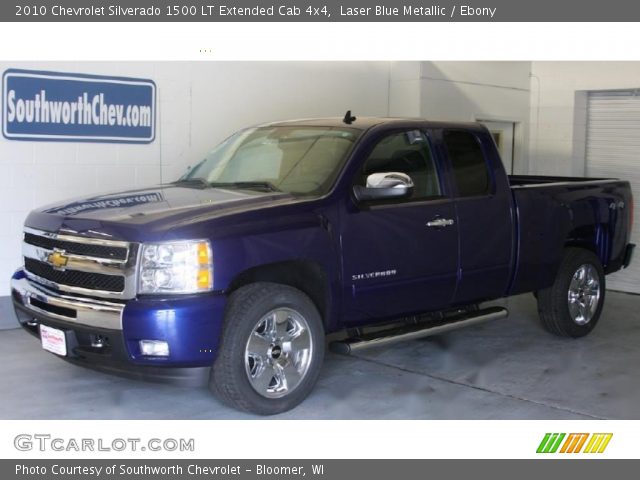 2010 Chevrolet Silverado 1500 LT Extended Cab 4x4 in Laser Blue Metallic