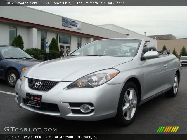2007 Toyota Solara SLE V6 Convertible in Titanium Metallic