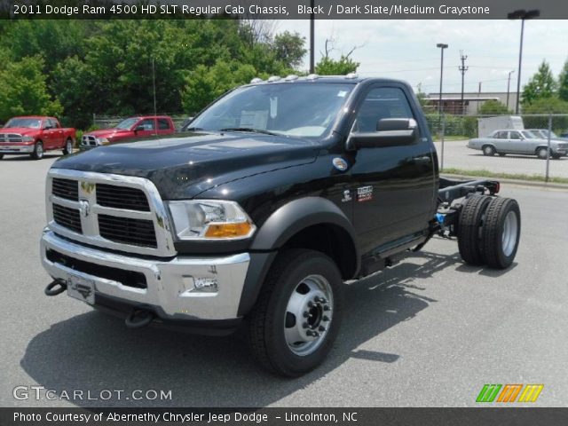 2011 Dodge Ram 4500 HD SLT Regular Cab Chassis in Black
