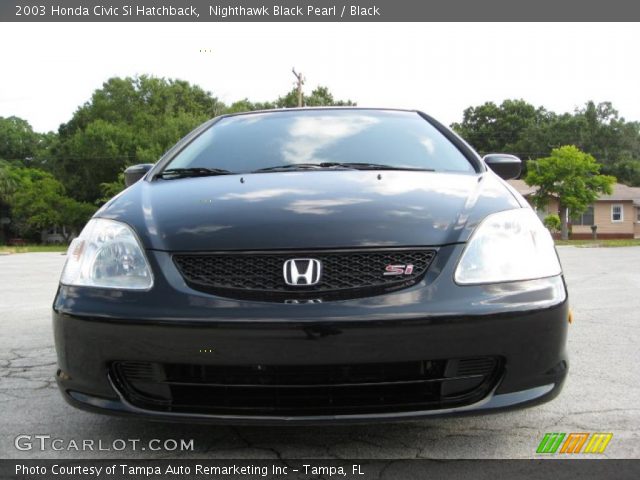 2003 Honda Civic Si Hatchback in Nighthawk Black Pearl