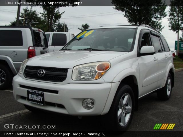 2004 Toyota RAV4 4WD in Super White