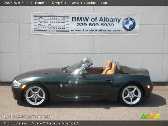 2007 BMW Z4 3.0si Roadster in Deep Green Metallic