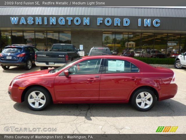 2009 Ford Fusion SE in Redfire Metallic