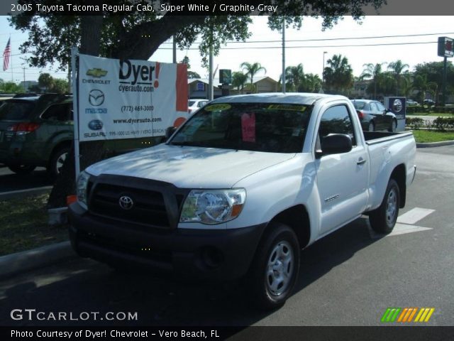 2005 Toyota Tacoma Regular Cab in Super White