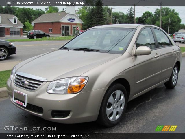 2007 Kia Spectra EX Sedan in Sand Beige