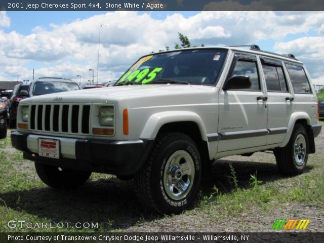 2001 Jeep Cherokee Sport 4x4 in Stone White