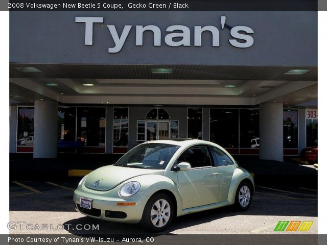2008 Volkswagen New Beetle S Coupe in Gecko Green