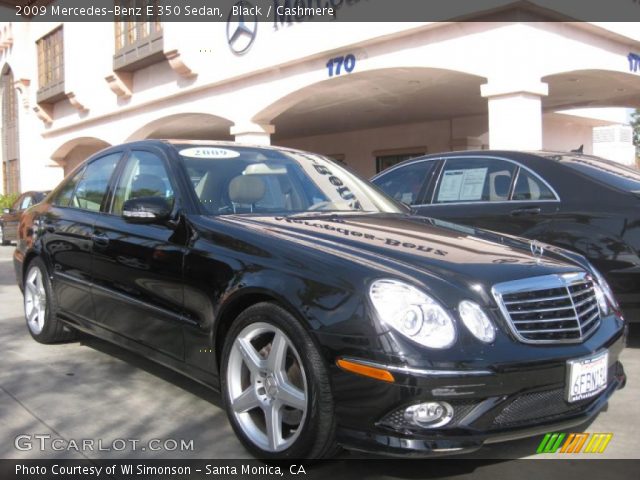 2009 Mercedes-Benz E 350 Sedan in Black