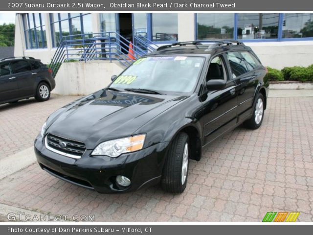 2007 Subaru Outback 2.5i Wagon in Obsidian Black Pearl