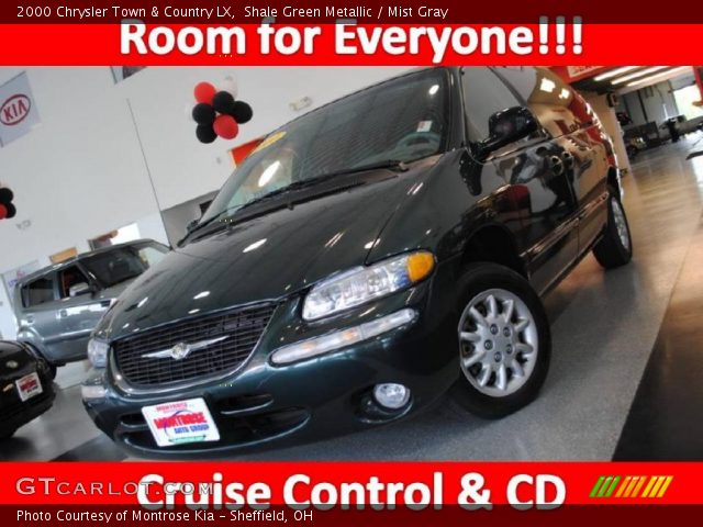 2000 Chrysler Town & Country LX in Shale Green Metallic