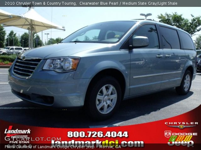 2010 Chrysler Town & Country Touring in Clearwater Blue Pearl