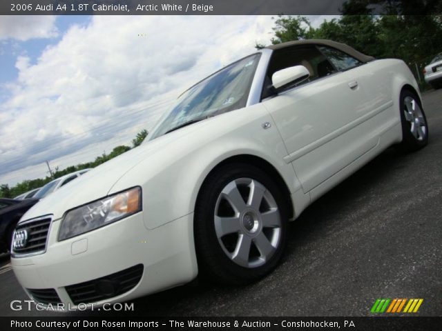 2006 Audi A4 1.8T Cabriolet in Arctic White