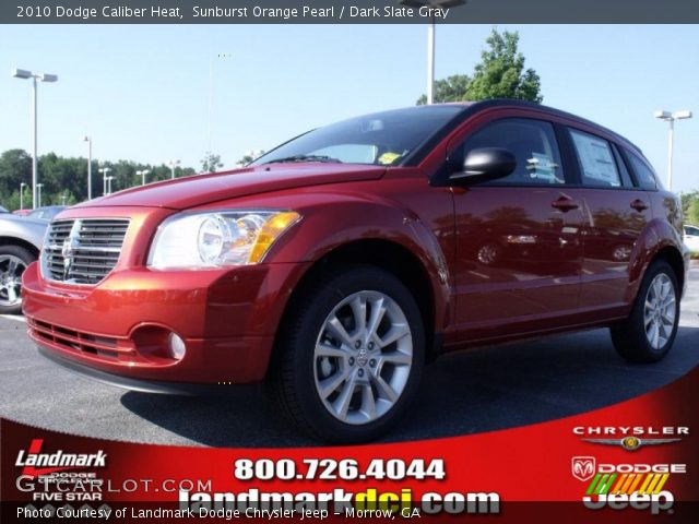 2010 Dodge Caliber Heat in Sunburst Orange Pearl
