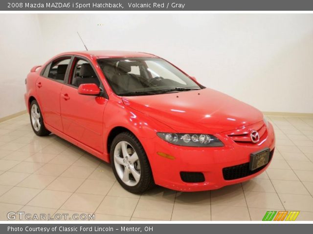 2008 Mazda MAZDA6 i Sport Hatchback in Volcanic Red