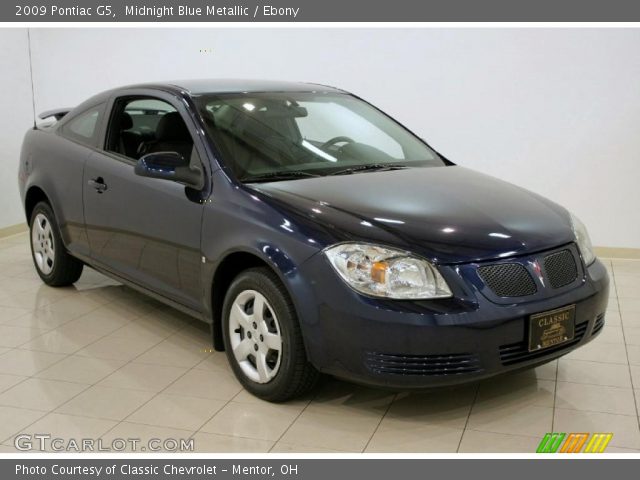 2009 Pontiac G5  in Midnight Blue Metallic