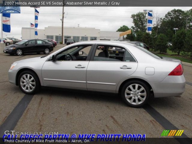 2007 Honda Accord SE V6 Sedan in Alabaster Silver Metallic