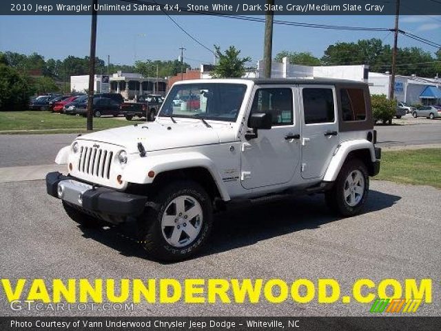 2010 Jeep Wrangler Unlimited Sahara 4x4 in Stone White