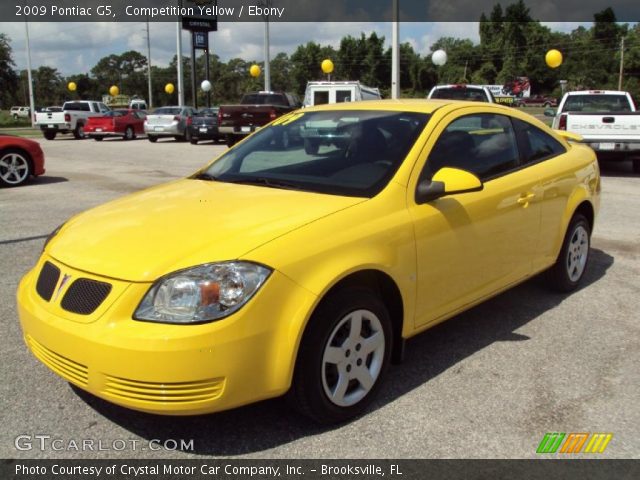 2009 Pontiac G5  in Competition Yellow