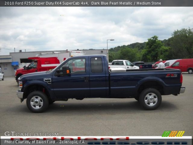 2010 Ford F250 Super Duty FX4 SuperCab 4x4 in Dark Blue Pearl Metallic