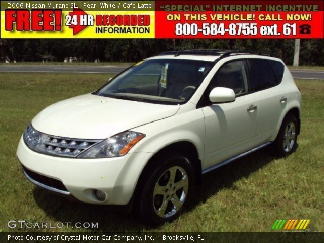 2006 Nissan Murano SL in Pearl White