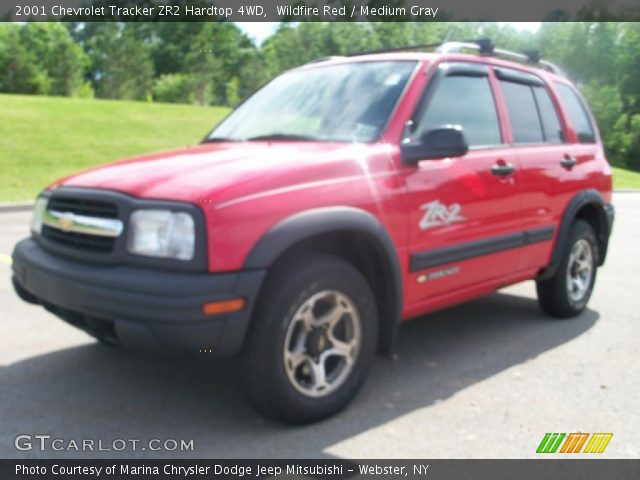 2001 Chevrolet Tracker ZR2 Hardtop 4WD in Wildfire Red