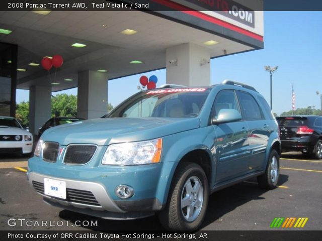 2008 Pontiac Torrent AWD in Teal Metallic