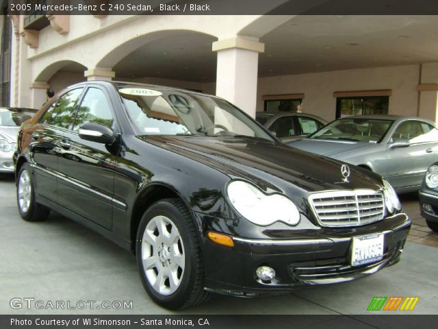 2005 Mercedes-Benz C 240 Sedan in Black