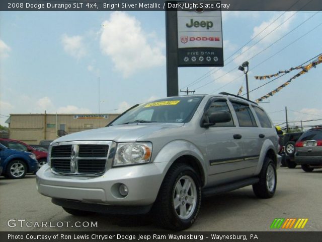 2008 Dodge Durango SLT 4x4 in Bright Silver Metallic