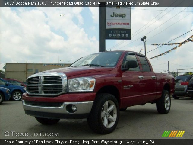 2007 Dodge Ram 1500 Thunder Road Quad Cab 4x4 in Flame Red