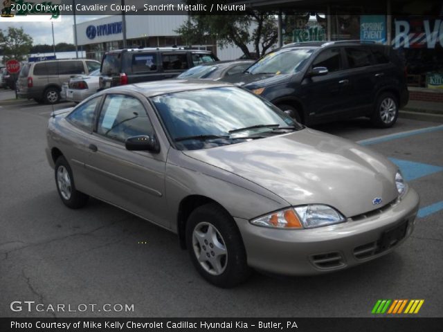 2000 Chevrolet Cavalier Coupe in Sandrift Metallic