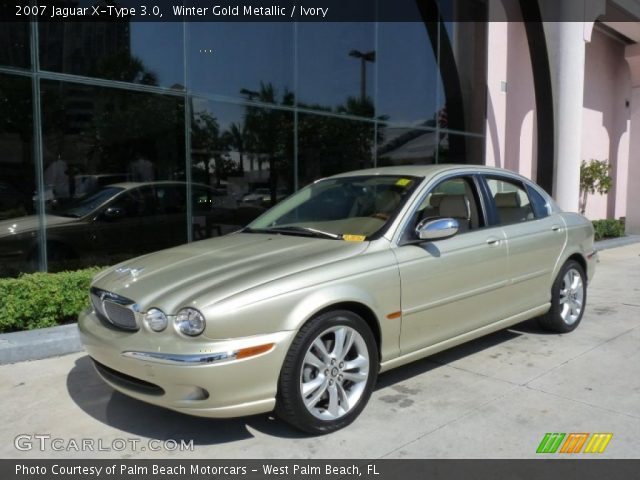2007 Jaguar X-Type 3.0 in Winter Gold Metallic