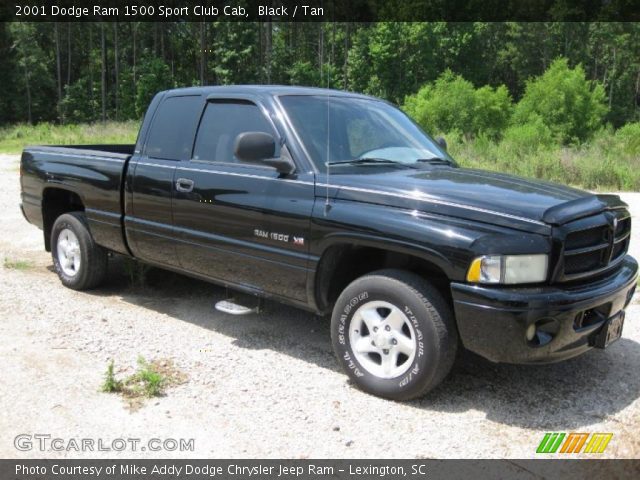 2001 Dodge Ram 1500 Sport Club Cab in Black