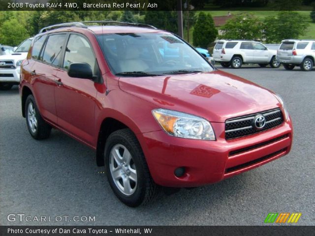 2008 Toyota RAV4 4WD in Barcelona Red Pearl