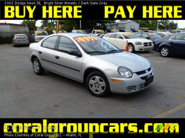 2003 Dodge Neon SE in Bright Silver Metallic