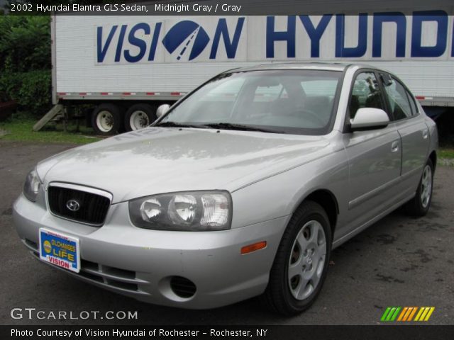 2002 Hyundai Elantra GLS Sedan in Midnight Gray