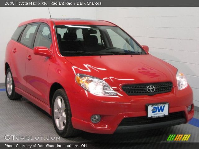 2008 Toyota Matrix XR in Radiant Red