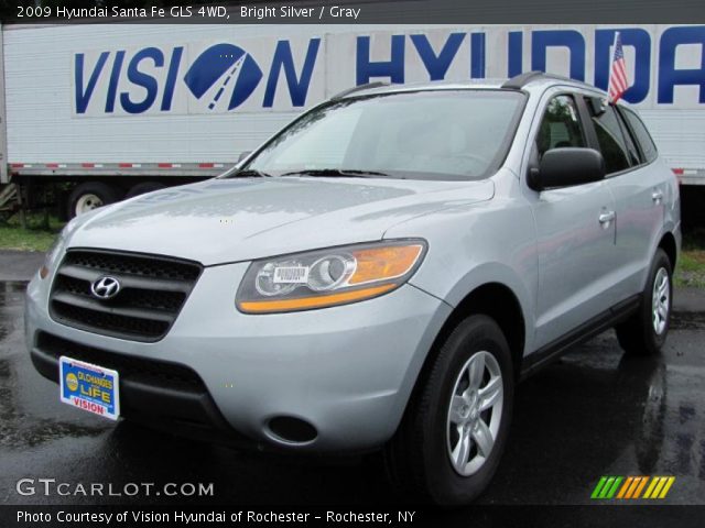 2009 Hyundai Santa Fe GLS 4WD in Bright Silver