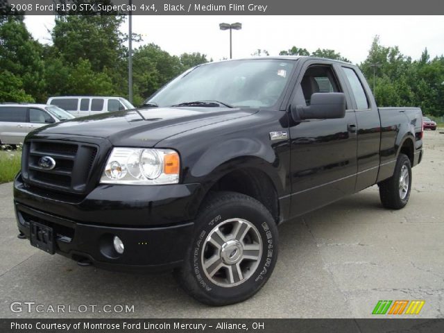 2008 Ford F150 STX SuperCab 4x4 in Black