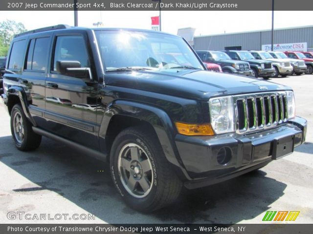 2007 Jeep Commander Sport 4x4 in Black Clearcoat