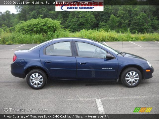 2000 Dodge Neon Highline in Patriot Blue Pearlcoat
