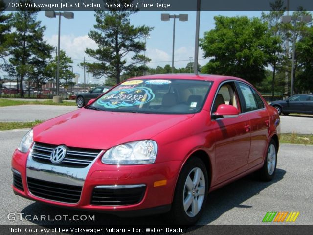 2009 Volkswagen Jetta SE Sedan in Salsa Red