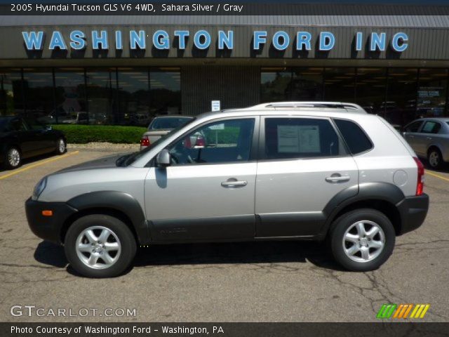 2005 Hyundai Tucson GLS V6 4WD in Sahara Silver