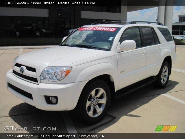 2007 Toyota 4Runner Limited in Natural White