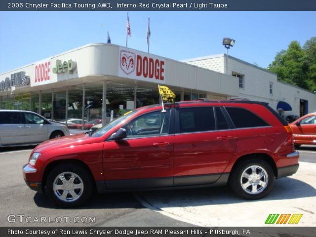 2006 Chrysler Pacifica Touring AWD in Inferno Red Crystal Pearl