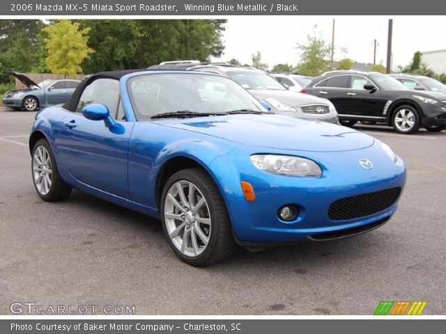 2006 Mazda MX-5 Miata Sport Roadster in Winning Blue Metallic