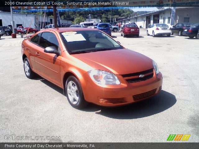 2006 Chevrolet Cobalt LS Coupe in Sunburst Orange Metallic