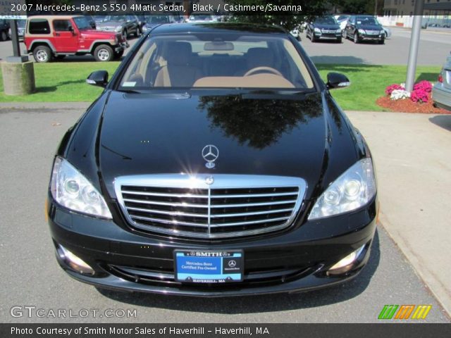 2007 Mercedes-Benz S 550 4Matic Sedan in Black